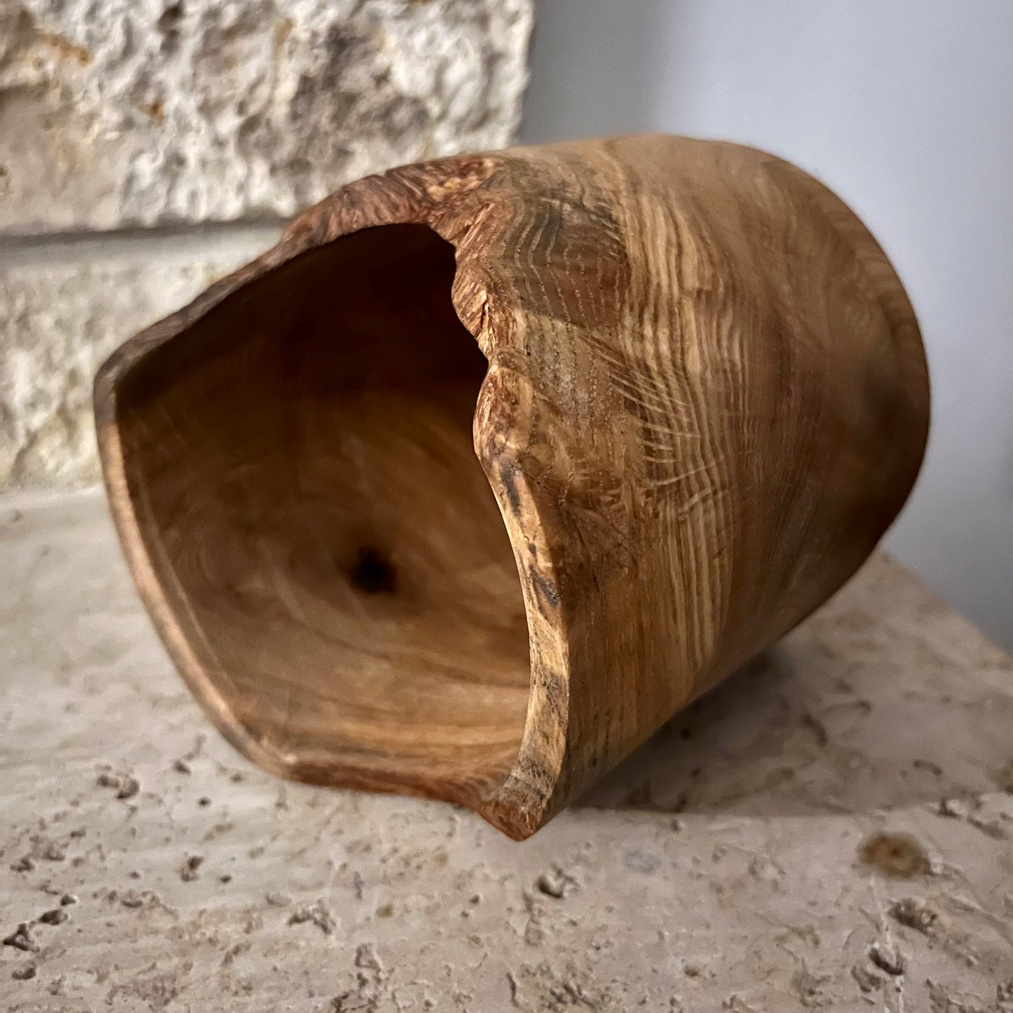 Oak Plant Holder from Grandpa’s tree, tung oil finish