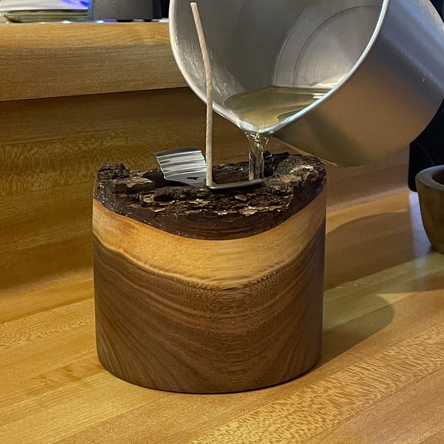 Soy Candle in Black Walnut, Spring Forest Scent