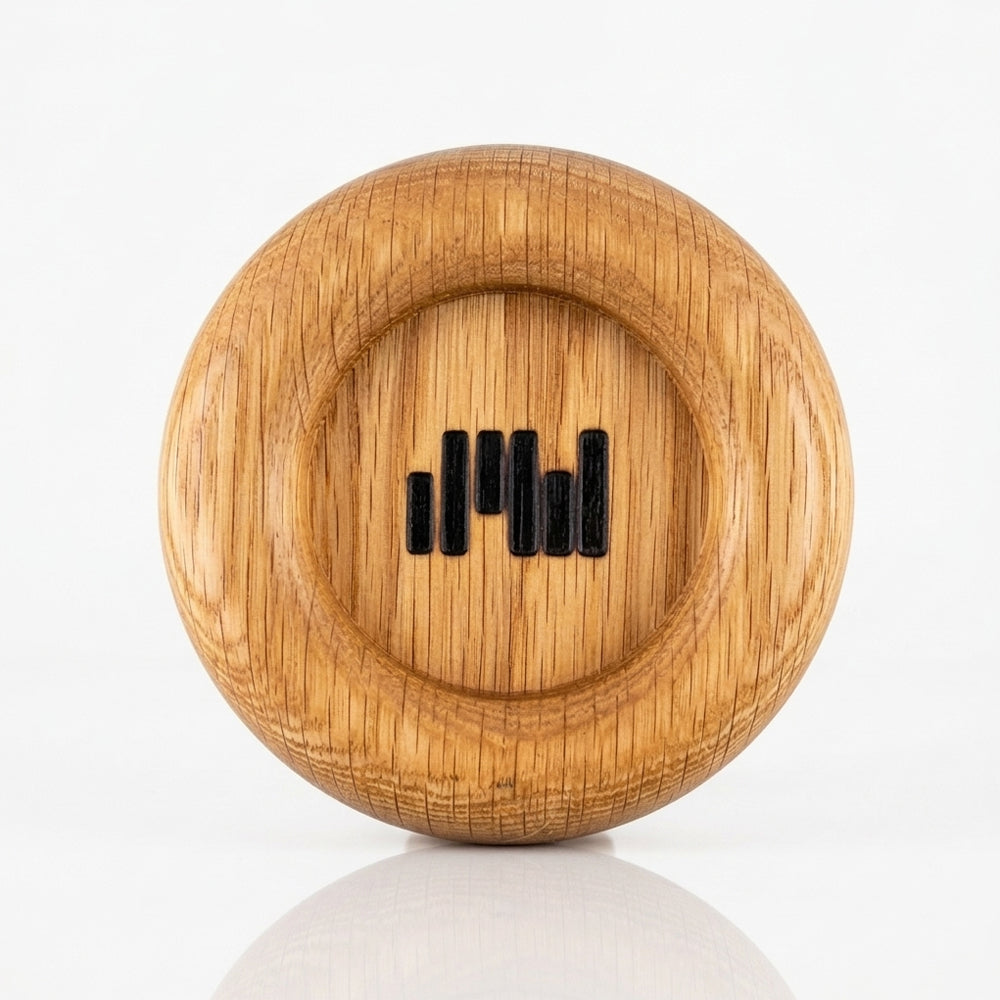 Pebble Jewelry Holder, 4" Round, Maple