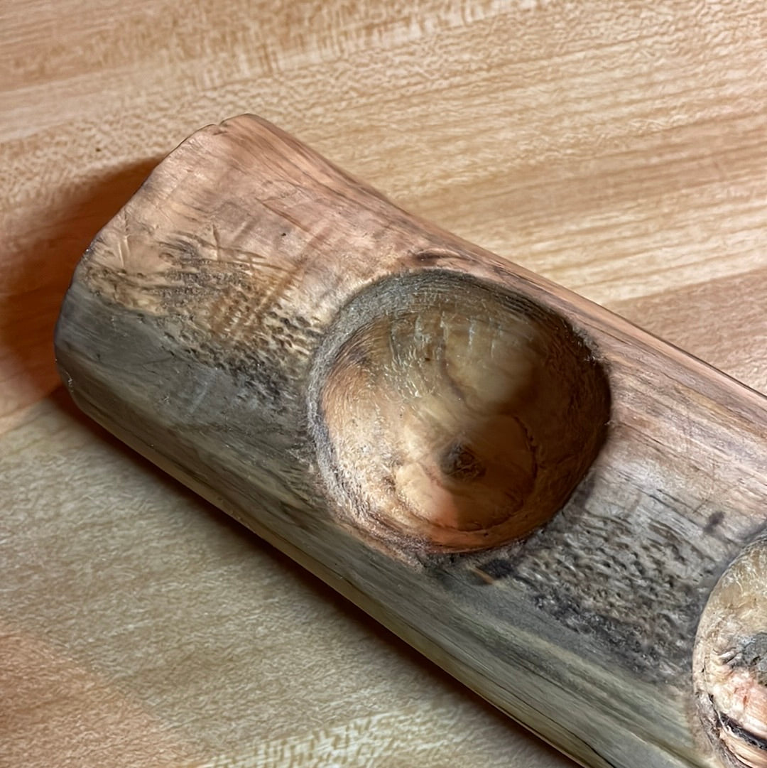 Spalted Maple Candle Holder