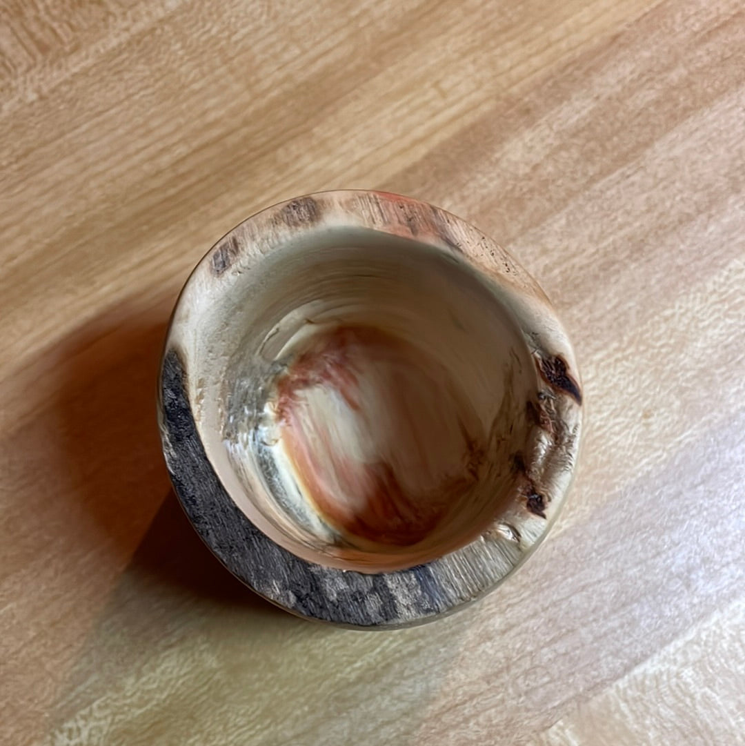 Spalted Maple Dice Cup