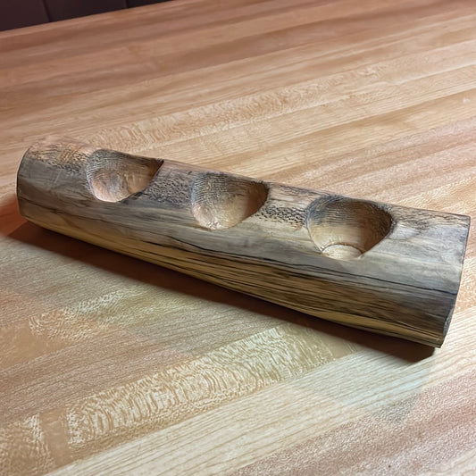 Spalted Maple Candle Holder