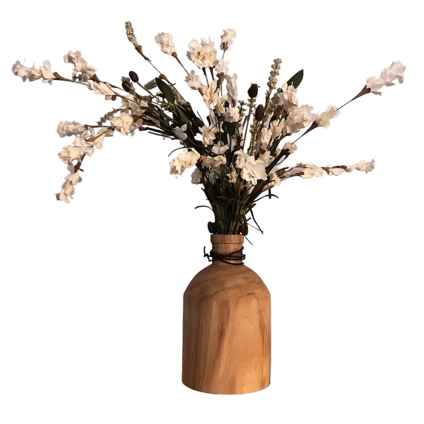 Oak Wood Vase